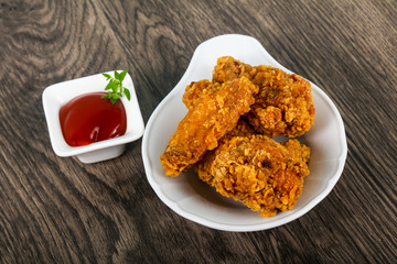 Crispy chicken wings