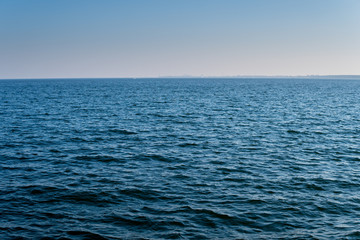calm blue sea