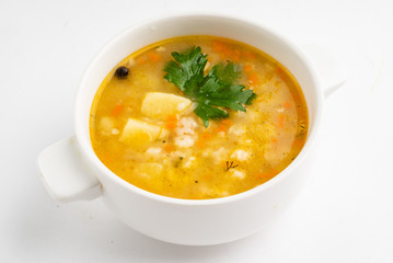 soup with barley