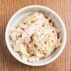 salad with mayonnaise