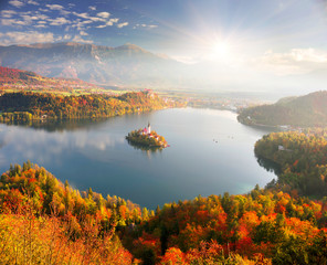 Morning on Lake Bled