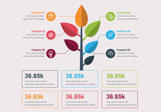 Tree Infographic Layout