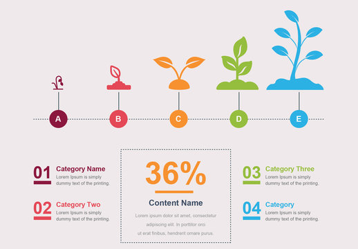 Tree Infographic Layout