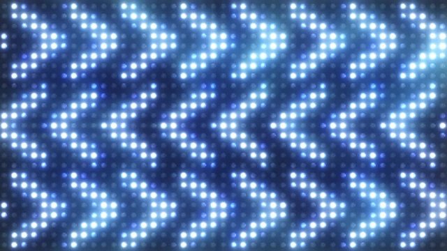 Flashing lights bulb spotlight flood lights arrow vj led wall stage led display blinking lights motion graphics background backdrop 4k Ultra HD