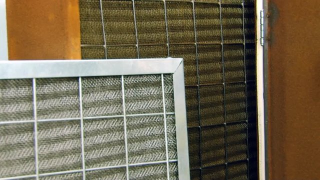 Cartridge of filter ventilation systems and air purification.