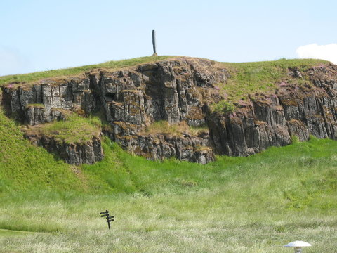 Videy island (Reykjavik, Iceland) in July