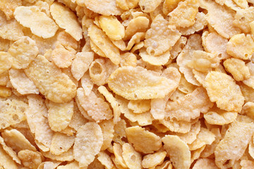 Corn flakes background