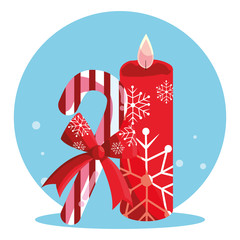 Christmas candle design