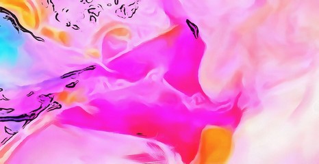 Abstract graphic watercolor background. Liquid paint texture.