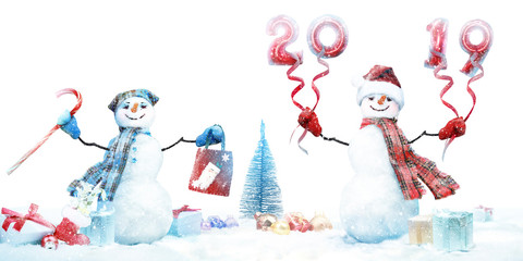 Schneemann - Weihnachtsmotiv