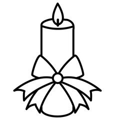 Christmas candle design