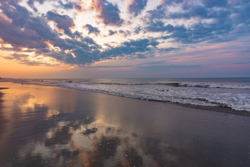 sunrise over the sea