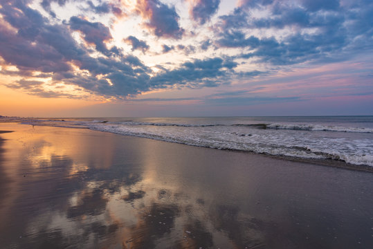sunrise over the sea