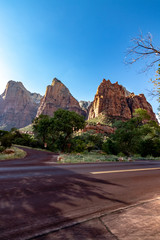 Panorama nello Zion National Park