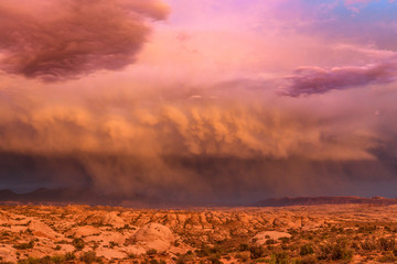 Storm in Arches National Park