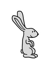 hase kaninchen süß niedlich klein comic cartoon häschen clipart haustier
