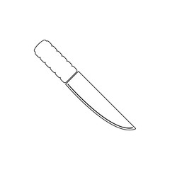 knife icon. Element of Crime for mobile concept and web apps icon. Thin line icon for website design and development, app development