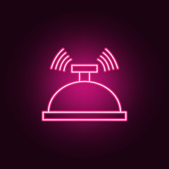 hotel call icon. Elements of hotel in neon style icons. Simple icon for websites, web design, mobile app, info graphics