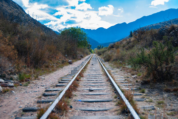 Fototapeta premium Fotografiando las montañas, los azules y la grandeza de Mendoza.