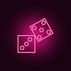 playing darts icon. Elements of hotel in neon style icons. Simple icon for websites, web design, mobile app, info graphics
