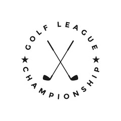 Golf sport vector graphic design inspiration