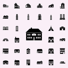 mansion icon. house icons universal set for web and mobile