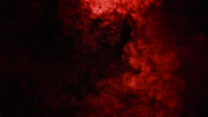 Fire smoke fog and misty effect texture overlays on black background for copyspace