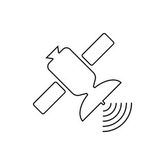 satellite icon. Element of Media for mobile concept and web apps icon. Thin line icon for website design and development, app development