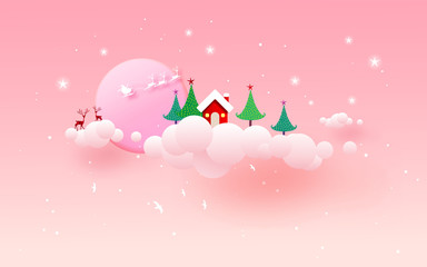 Merry Christmas and Happy New Year. Christmas sale. Holiday background