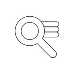 search settings sign icon. Element of web for mobile concept and web apps icon. Thin line icon for website design and development, app development