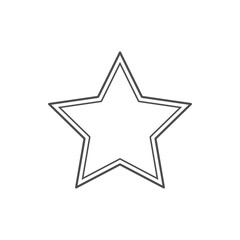 star icon. Element of web for mobile concept and web apps icon. Thin line icon for website design and development, app development