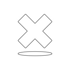 ban sign icon. Element of web for mobile concept and web apps icon. Thin line icon for website design and development, app development