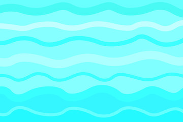 Fototapeta premium Abstract nautical wallpaper of the surface. Wavy sea background. Pattern with lines and waves. Multicolored texture. Decorative style. Doodle for design