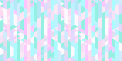 Polygonal background. Stripe pattern. Multicolored backdrop. Seamless abstract texture with many lines. Geometric colorful wallpaper with stripes. Image for flyer, shirt and textile