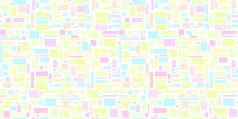 Tiled multicolored pattern. Mosaic geometric background. Seamless mosaic texture. Wallpaper for banners, flyers and textiles