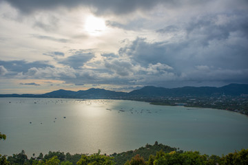 Fototapeta na wymiar great view from Phuket viewpoints