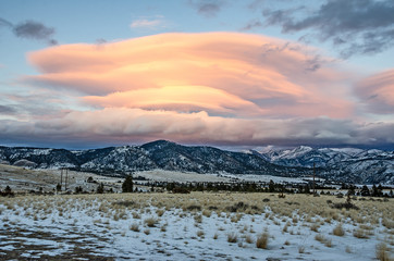 Altocumulus Standing Lenticular Clouds