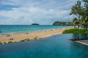Tropical resort and beach in Phuket