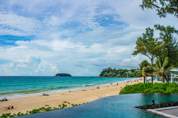 Tropical resort and beach in Thailand