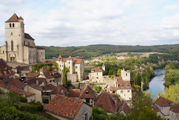 Obraz premium Saint-Cirq-Lapopie - France