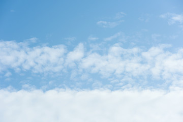 Background with clouds in the sky