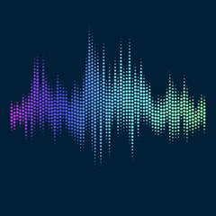 Vector illustration Music equalizer