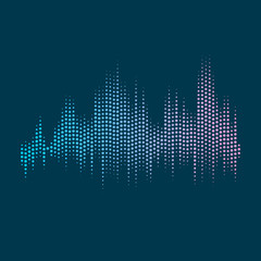 Vector illustration Music equalizer