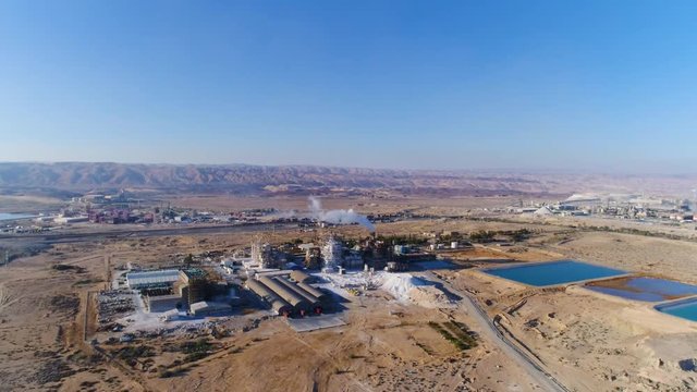 Potassium Factory In Dead Sea Israel