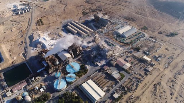 Potassium Factory In Dead Sea Israel