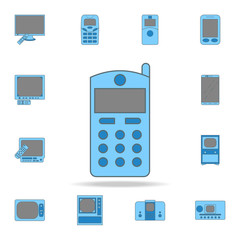 generation of small phones color outline icon. One of the collection icons for websites, web design