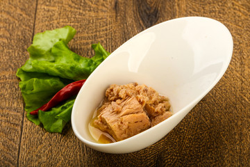 Canned tuna fish