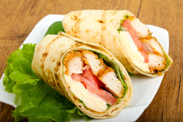 Chicken bread roll
