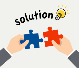 Puzzle and solution image