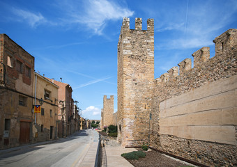 The fortress of Montblanc town, Catalonia, Spain